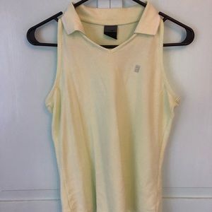 light green nike golf tank